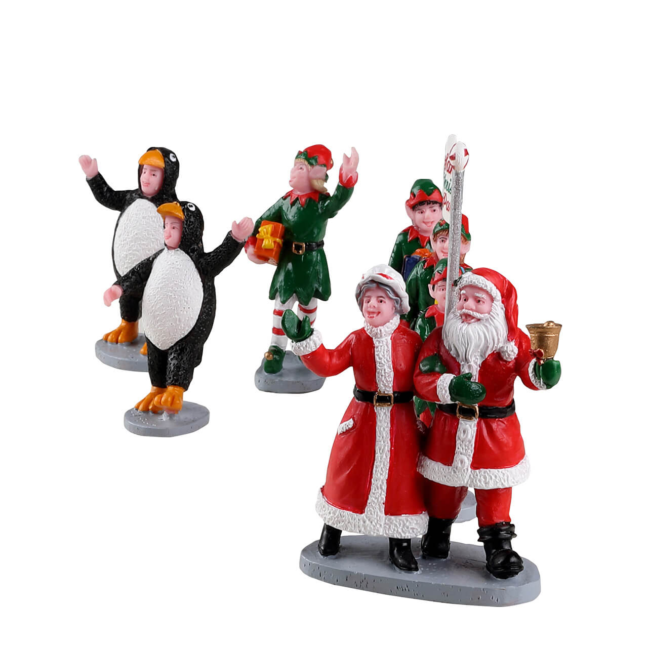 LEMAX Santa's Elf Parade, set of 7 #23592